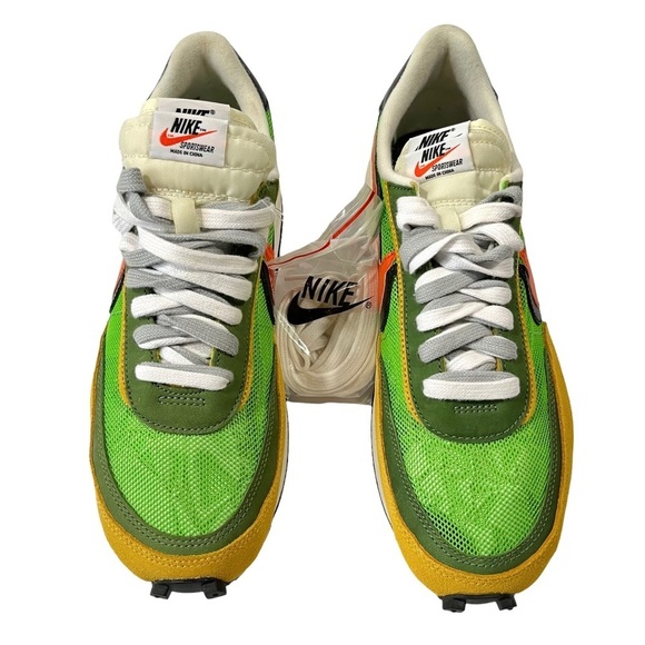 NIKE x SACAI LdWaffle Green Gusto sneakers - Picture 2 of 11